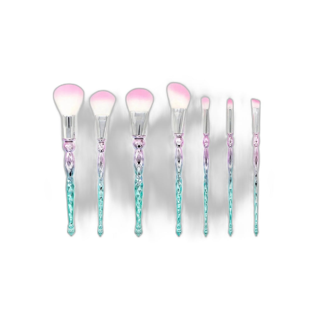 VelvetChroma Crystal Handle Brush Set white background product image 2