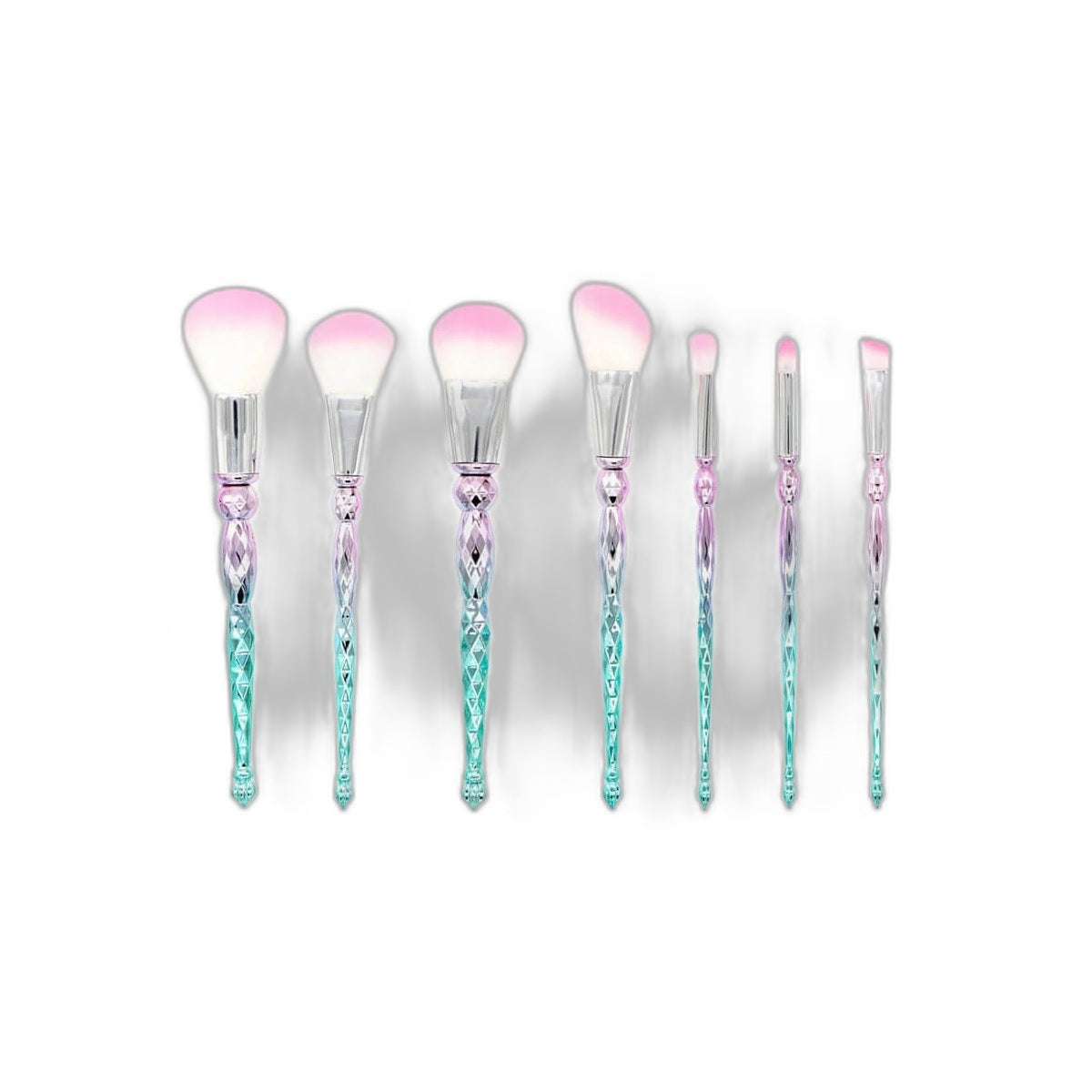 VelvetChroma Crystal Handle Brush Set white background product image 2