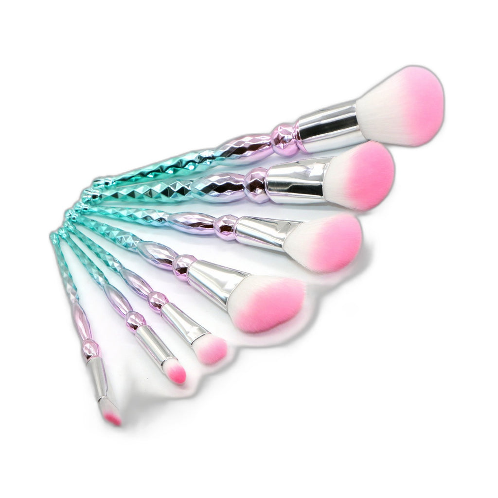 VelvetChroma Crystal Handle Brush Set white background product image 3