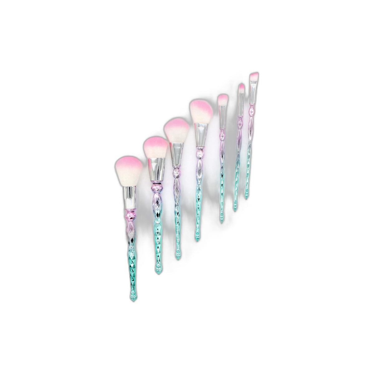 VelvetChroma Crystal Handle Brush Set white background product image 4