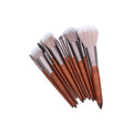 VelvetChroma Sculpting Brush Set on a pure white background, makeup brushes product photo