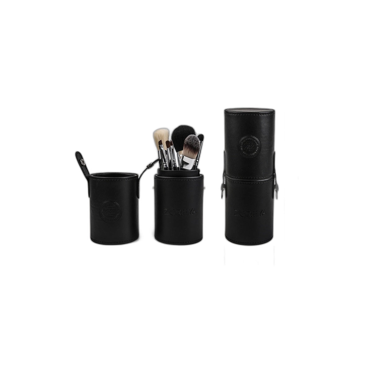 VelvetChroma Essential Brush Roll Set white background product image 4