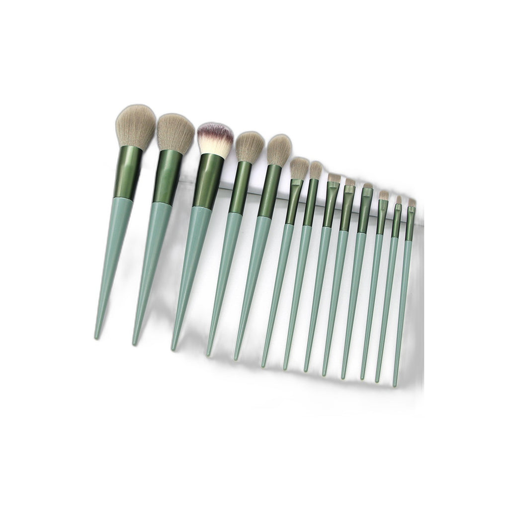 VelvetChroma Mint Handle Brush Set white background product image 2